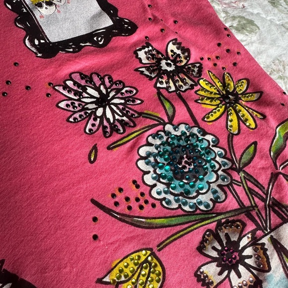 Love Moschino t-shirt with bead detailing and tassel! - Picture 2 of 3